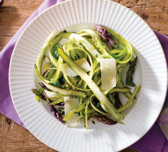 Southern Selects Asparagus Ribbon Salad with Parmesan Recipe