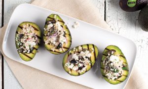 Southern Selects Grilled Avocado Stuffed with Mediterranean Couscous Recipe