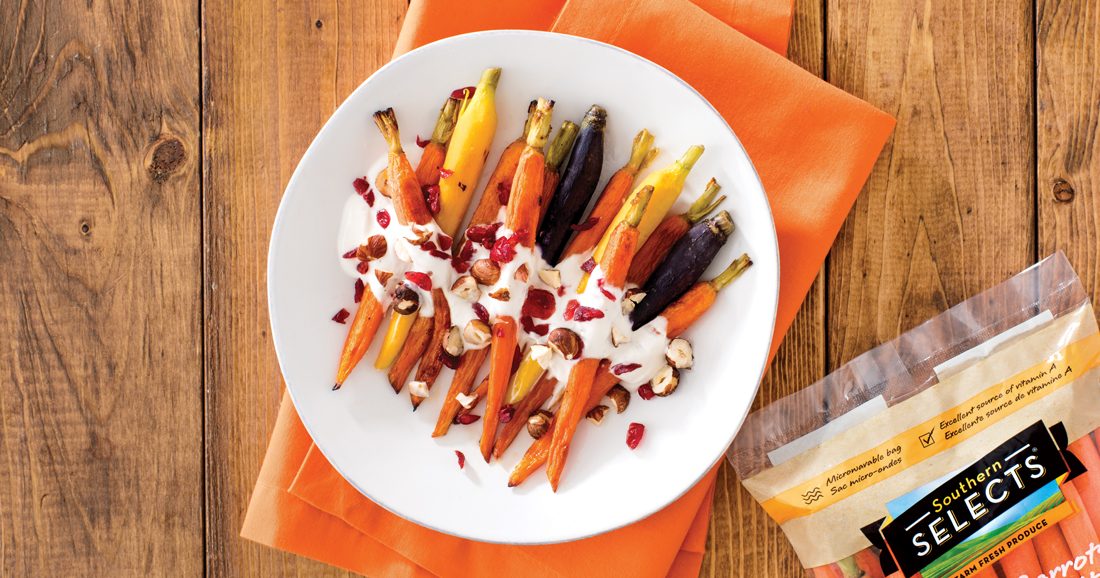 Southern Selects Baby Carrots with Dried Cranberries and Hazelnuts Recipe