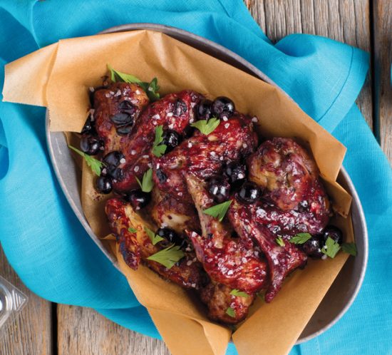 Southern Selects Blueberry BBQ Chicken Wings Recipe