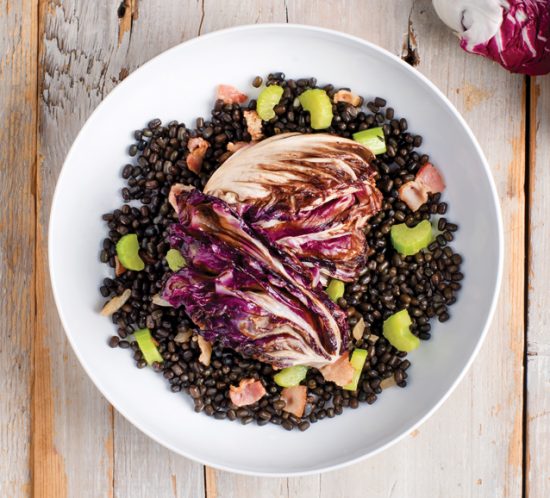 Southern Selects Radicchio and Lentils with Bacon Recipe